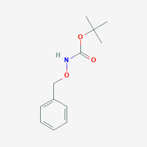 molecular formula C12H17NO3 B058037 叔丁基 N-(苄氧基)氨基甲酸酯 CAS No. 79722-21-7