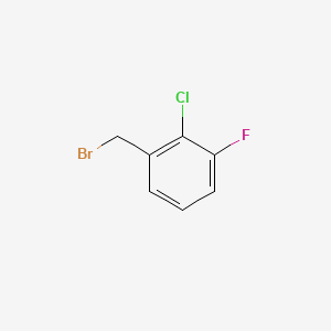 molecular formula C7H5BrClF B580376 2-Chloro-3-fluorobenzyl bromide CAS No. 874285-19-5
