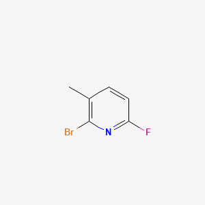 molecular formula C6H5BrFN B580378 2-溴-6-氟-3-甲基吡啶 CAS No. 1211536-01-4