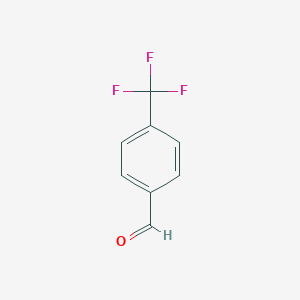 molecular formula C8H5F3O B058038 4-(Trifluoromethyl)benzaldehyde CAS No. 455-19-6