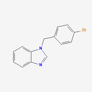 molecular formula C14H11BrN2 B5803838 1-(4-Bromobenzyl)-1H-benzo[d]imidazole 