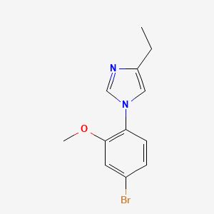 1-(4-Bromo-2-methoxyphenyl)-4-ethyl-1H-imidazole