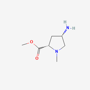 methyl (4S)-4-amino-1-methyl-L-prolinate