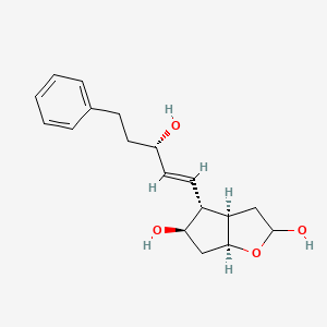 (3aR,4R,5R,6aS)-4-[(E,3S)-3-Hydroxy-5-phenylpent-1-enyl]-3,3a,4,5,6,6a-hexahydro-2H-cyclopenta[b]furan-2,5-diol