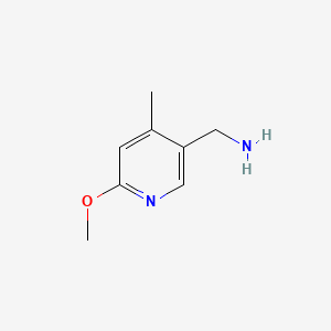 (6-Methoxy-4-methylpyridin-3-yl)methanamine