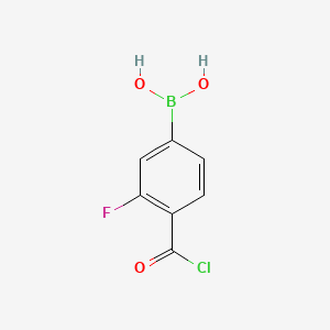 4-Chlorocarbonyl-3-fluorophenylboronic acid