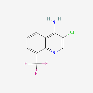 3-Chloro-8-(trifluoromethyl)quinolin-4-amine