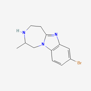 8-Bromo-2-methyl-2,3,4,5-tetrahydro-1H-benzo[4,5]imidazo[1,2-d][1,4]diazepine