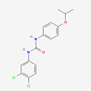 molecular formula C16H16Cl2N2O2 B5804043 N-(3,4-dichlorophenyl)-N'-(4-isopropoxyphenyl)urea 