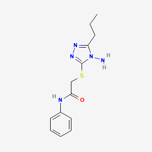 molecular formula C13H17N5OS B5804044 MFCD08150421 