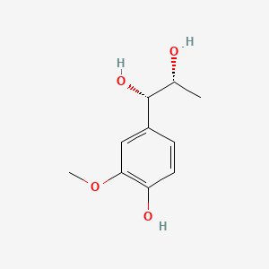 molecular formula C10H14O4 B580408 erythro-1-(4-Hydroxy-3-methoxyphenyl)propane-1,2-diol 