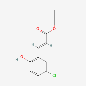 Tert-butyl 3-(5-chloro-2-hydroxyphenyl)acrylate