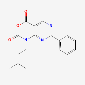 1-Isopentyl-7-phenyl-1H-pyrimido[4,5-D][1,3]oxazine-2,4-dione