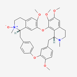 molecular formula C38H42N2O7 B580424 Isotetrandrine N-2'-oxide CAS No. 70191-83-2