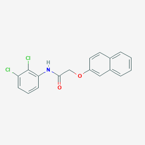 molecular formula C18H13Cl2NO2 B5804242 N-(2,3-dichlorophenyl)-2-naphthalen-2-yloxyacetamide 