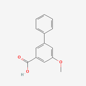 molecular formula C14H12O3 B580425 5-Methoxy-3-phenylbenzoic acid CAS No. 1214369-81-9