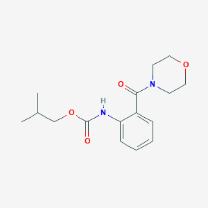 molecular formula C16H22N2O4 B5804291 isobutyl [2-(4-morpholinylcarbonyl)phenyl]carbamate 