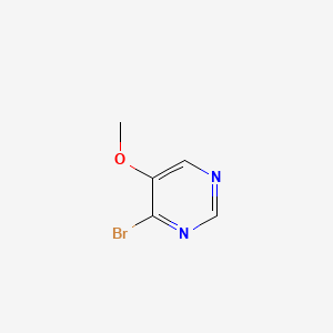 molecular formula C5H5BrN2O B580435 4-Bromo-5-methoxypyrimidine CAS No. 1211184-80-3