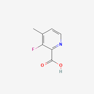 B580439 3-Fluoro-4-methyl-2-pyridinecarboxylic acid CAS No. 1211587-40-4