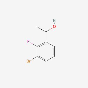 molecular formula C8H8BrFO B580442 1-(3-溴-2-氟苯基)乙醇 CAS No. 1221715-80-5