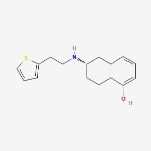 (S)-6-((2-(Thiophen-2-yl)ethyl)amino)-5,6,7,8-tetrahydronaphthalen-1-ol