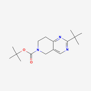 tert-Butyl 2-(tert-butyl)-7,8-dihydropyrido[4,3-d]pyrimidine-6(5H)-carboxylate