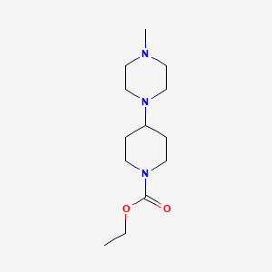 molecular formula C13H25N3O2 B5804490 ethyl 4-(4-methylpiperazin-1-yl)piperidine-1-carboxylate 