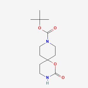 tert-Butyl 2-oxo-1-oxa-3,9-diazaspiro[5.5]undecane-9-carboxylate