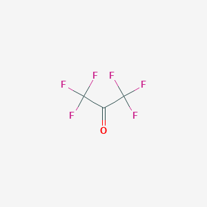 molecular formula C3F6O<br>CF3COCF3<br>C3F6O B058046 六氟丙酮 CAS No. 684-16-2