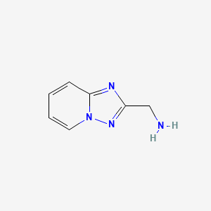 molecular formula C7H8N4 B580474 [1,2,4]Triazolo[1,5-a]pyridin-2-ylmethanamine CAS No. 1369412-53-2