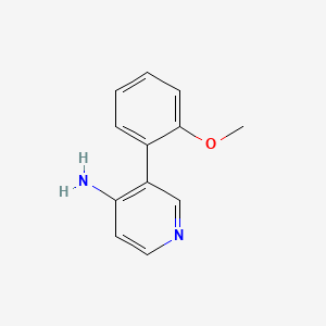 molecular formula C12H12N2O B580476 3-(2-Methoxyphenyl)pyridin-4-amine CAS No. 1343839-05-3