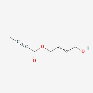 B580487 4-Hydroxybut-2-en-1-yl but-2-ynoate CAS No. 393790-13-1