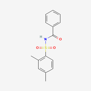 molecular formula C15H15NO3S B5804889 N-[(2,4-dimethylphenyl)sulfonyl]benzamide 