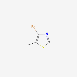 molecular formula C4H4BrNS B580489 4-溴-5-甲基噻唑 CAS No. 132221-51-3