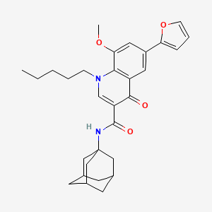 4-Quinolone-3-Carboxamide Furan CB2 Agonist