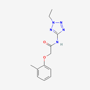 molecular formula C12H15N5O2 B5805066 N-(2-ethyl-2H-tetrazol-5-yl)-2-(2-methylphenoxy)acetamide 