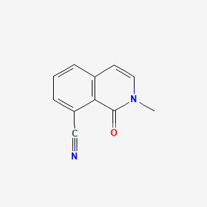 1,2-Dihydro-2-methyl-1-oxoisoquinoline-8-carbonitrile