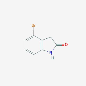 molecular formula C8H6BrNO B058052 4-溴吲哚酮 CAS No. 99365-48-7