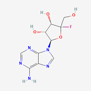 molecular formula C10H12FN5O4 B580521 4'-C-Fluoro-Adenosine CAS No. 170874-47-2