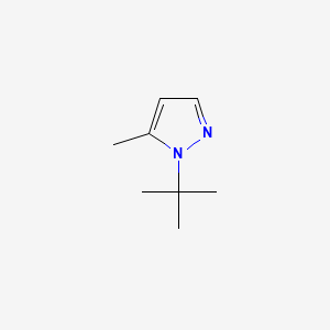 molecular formula C8H14N2 B580531 1-(tert-Butyl)-5-methyl-1H-pyrazole CAS No. 1249088-67-2
