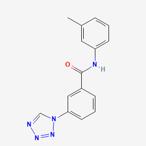 molecular formula C15H13N5O B5805356 N-(3-METHYLPHENYL)-3-(1H-1,2,3,4-TETRAZOL-1-YL)BENZAMIDE 