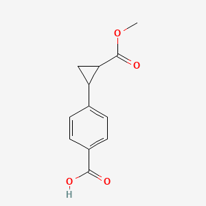 4-(2-(Methoxycarbonyl)cyclopropyl)benzoic acid