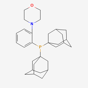 molecular formula C30H42NOP B580540 4-(2-(Di(adamantan-1-yl)phosphino)phenyl)morpholine CAS No. 1237588-12-3
