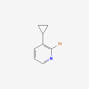 molecular formula C8H8BrN B580542 2-Bromo-3-cyclopropylpyridine CAS No. 1256788-23-4