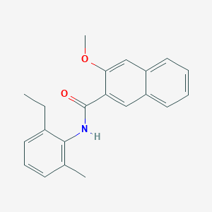 molecular formula C21H21NO2 B5805455 N-(2-ethyl-6-methylphenyl)-3-methoxynaphthalene-2-carboxamide 