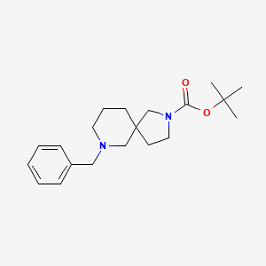 Tert-butyl 7-benzyl-2,7-diazaspiro[4.5]decane-2-carboxylate