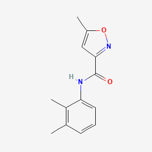 molecular formula C13H14N2O2 B5805550 N-(2,3-dimethylphenyl)-5-methyl-1,2-oxazole-3-carboxamide 