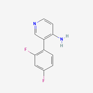molecular formula C11H8F2N2 B580557 3-(2,4-Difluorophenyl)pyridin-4-amine CAS No. 1258613-25-0