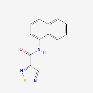 molecular formula C13H9N3OS B5805617 N-naphthalen-1-yl-1,2,5-thiadiazole-3-carboxamide 