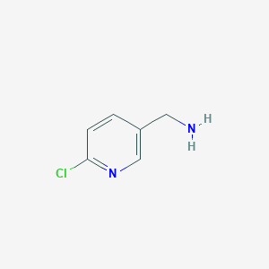 molecular formula C6H7ClN2 B058057 5-(Aminomethyl)-2-chloropyridine CAS No. 97004-04-1